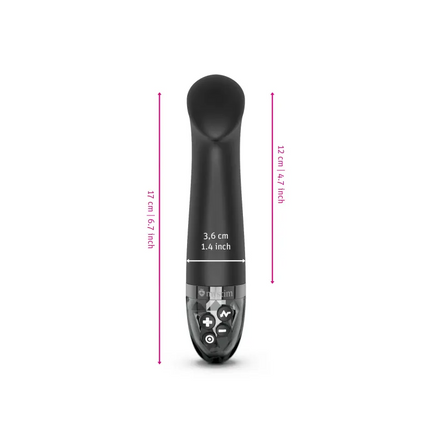 Mystim Right on Ron eStimVibrator, Black