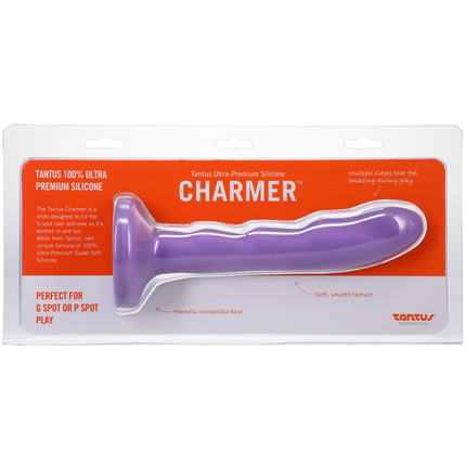 Tantus Silicone Charmer Curved G-Spot Dildo Lavender