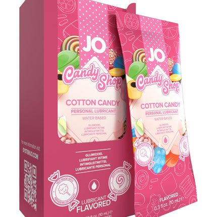 JO H2O Foil Display Box - Cotton Candy - Lubricant 0.34 floz / 10 mL