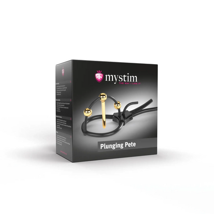 Mystim Plunging Pete - Corona Strap with Urethral Sound
