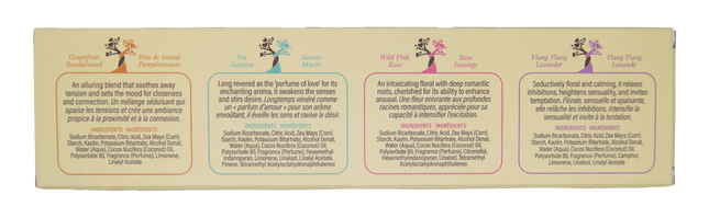 Earthly Body at Night Bath Fizzer Aphrodisiac Collection Set  4pc