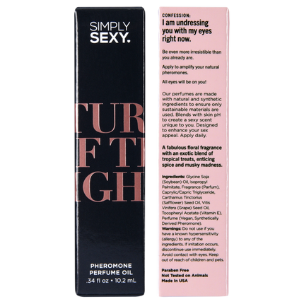 SIMPLY SEXY PHEROMONE PERFUME OIL ROLL-ON - TURN OFF THE LIGHTS - 0.34 floz | 10.2mL