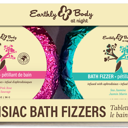 Earthly Body at Night Aphrodisiac PrePack Bath Fizzers and Candles 16pcs plus tester and candle warmer