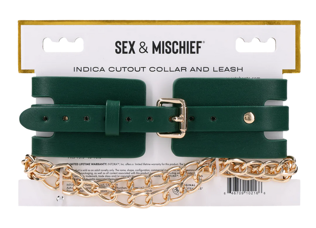Indica Cutout Collar and Leash