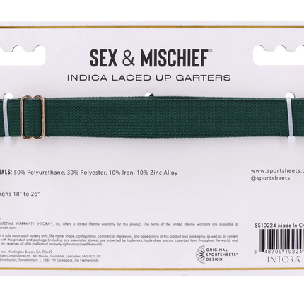 Indica Laced Up Garters