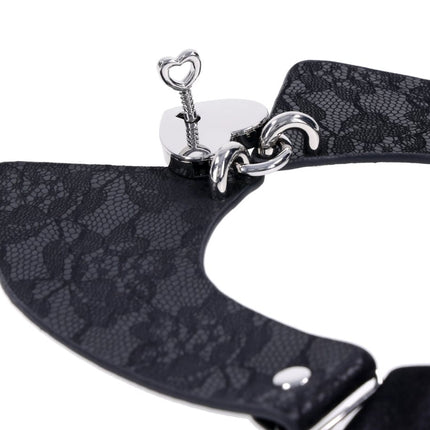 Heartbound Lace Day Collar - Black