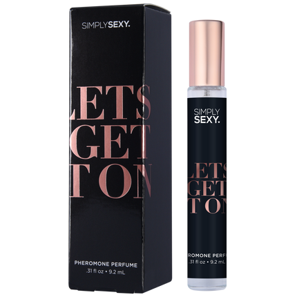 SIMPLY SEXY PHEROMONE PERFUME SPRAY - LET'S GET IT ON - 0.31 floz | 9.2mL