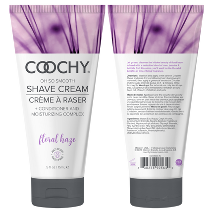 Coochy Shave Cream - FLORAL HAZE tube 0.5oz / 15ml