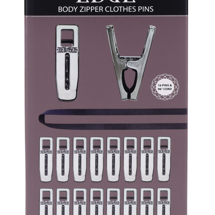 Edge Body Zipper Clothes Pins