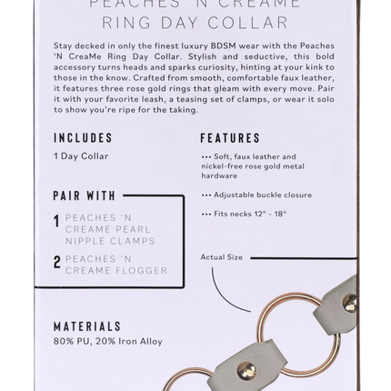 Peaches 'n CreaMe Ring Day Collar