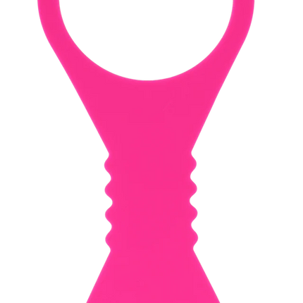 Large Hot Pink Silicone Cuffs