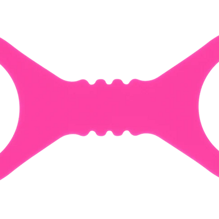 Small Hot Pink Silicone Cuffs