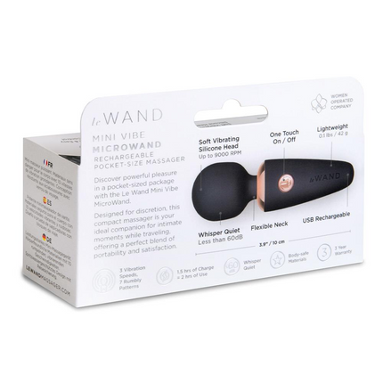 LE WAND MINI MICRO WAND BLACK