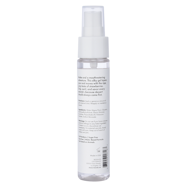 BLOW ME ORAL SEX GEL - STRAWBERRY - 2 floz | 30 mL