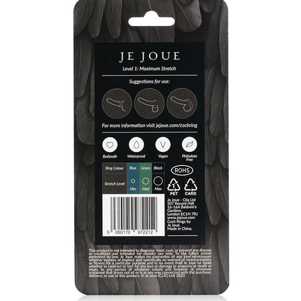 Black Silicone C-Ring - Maximum Stretch