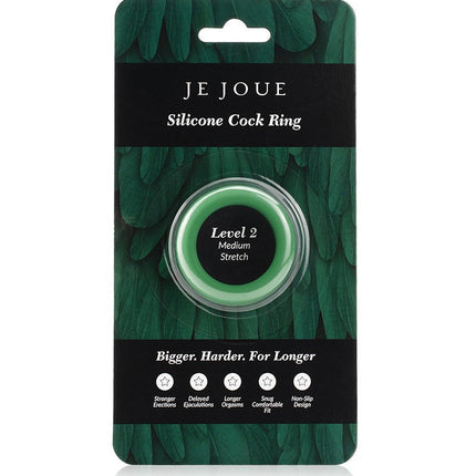 Green Silicone C-Ring - Medium Stretch