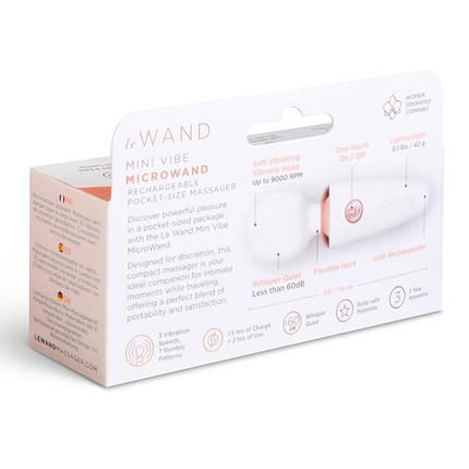 LE WAND MINI MICRO WAND WHITE