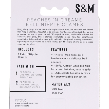 Peaches 'n CreaMe Bell Nipple Clamps