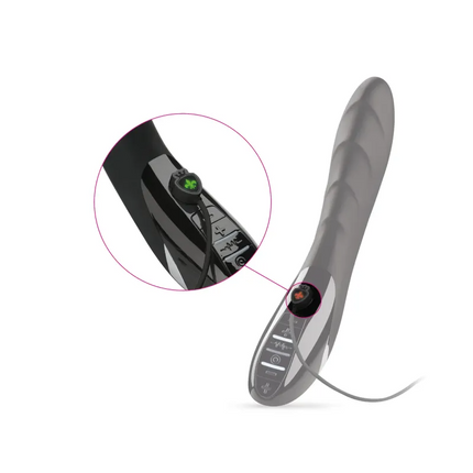 Mystim Sizzling Simon eStim Vibrator, Black Edition