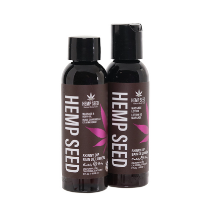 Hemp Seed Tranquility Massage Trio Gift Set - Skinny Dip