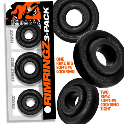 Rimringz Multi Size 3-Pack Black