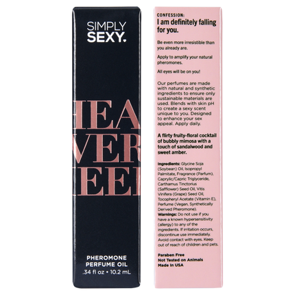 SIMPLY SEXY PHEROMONE PERFUME OIL ROLL-ON - HEAD OVER HEELS - 0.34 floz | 10.2mL