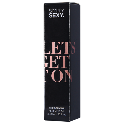 SIMPLY SEXY PHEROMONE PERFUME OIL ROLL-ON - LET'S GET IT ON - 0.34 floz | 10.2mL