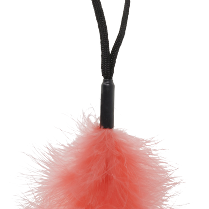 Peach Wrist Feather Tickler