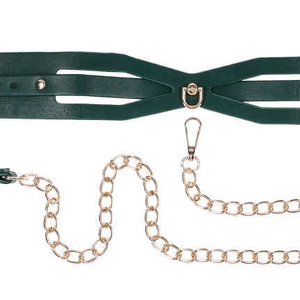 Indica Cutout Collar and Leash