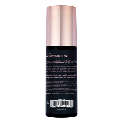 SIMPLY SEXY PHEROMONE BODY MIST - HEAD OVER HEELS - 3.35 floz | 99mL