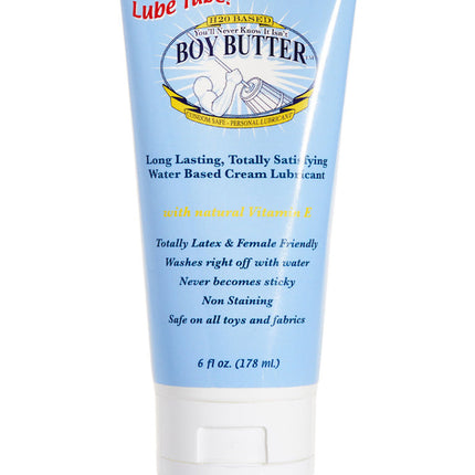 Lube Tube ~ Boy Butter H2O Formula 6 oz