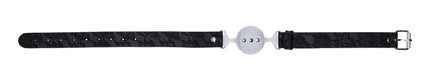 Lace Silicone Breathable Ball Gag - Black