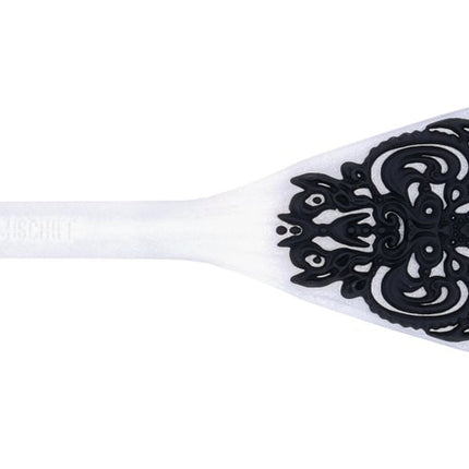 Lace Silicone Crop - Black