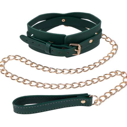 Indica Cutout Collar and Leash