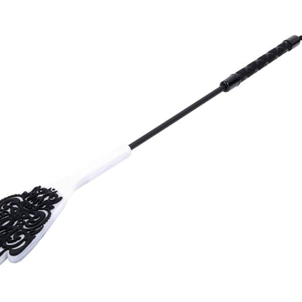 Lace Silicone Crop - Black