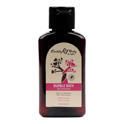 Hemp Seed at Night Bubble Bath Aphrodisiac Collection Wild Pink Rose 2oz / 60ml