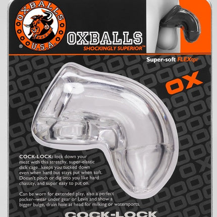 COCK-LOCK, chastity - CLEAR