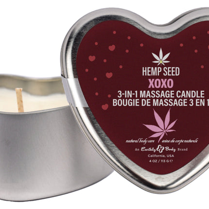 Hemp Seed Valentine '26 Candle Trio Includes:  1 of each:  XOXO 1.75oz, Lip Locked 1.75oz, Pucker Up 1.75oz