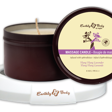 Earthly Body at Night Aphrodisiac PrePack Bath Fizzers and Candles 16pcs plus tester and candle warmer