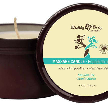Earthly Body at Night Candle Aphrodisiac Collection Sea Jasmine 6oz