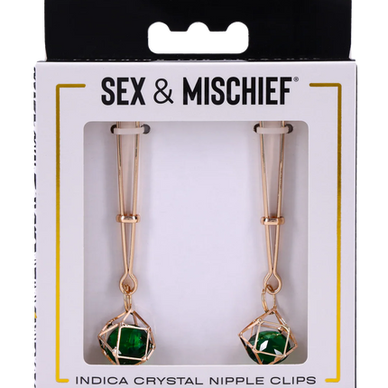 Indica Crystal Nipple Clips