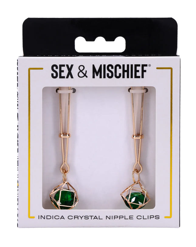 Indica Crystal Nipple Clips