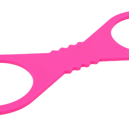Large Hot Pink Silicone Cuffs