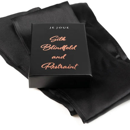 Naughty Gift Set: Black Truth or Dare Cards, Mimi, Massage Candle, Silk Blindfold & Restraint