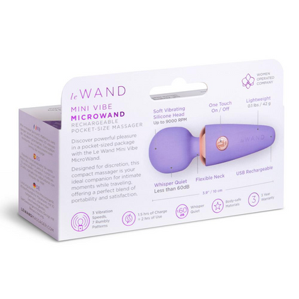 LE WAND MINI MICRO WAND VIOLET