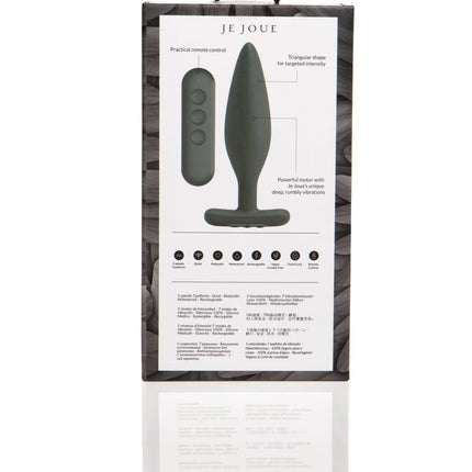 Egon Vibrating Butt Plug Black