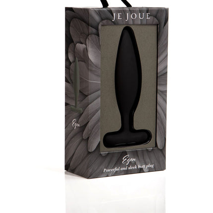 Egon Vibrating Butt Plug Black
