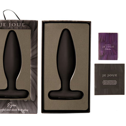 Egon Vibrating Butt Plug Black