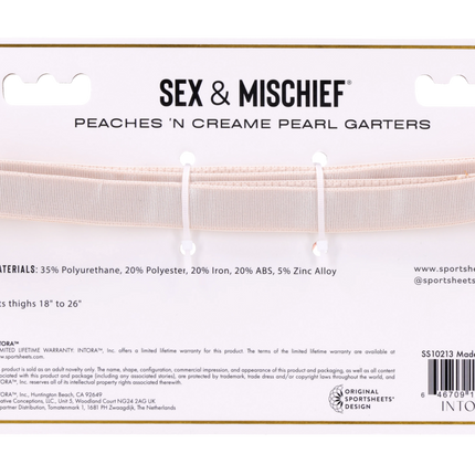 Peaches 'n CreaMe Pearl Garters