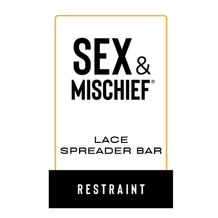 Lace Spreader Bar - Black